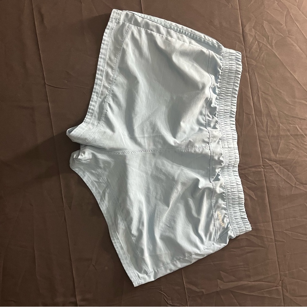 adidas Women's Light Blue Athletic Shorts - Picture 4 of 6